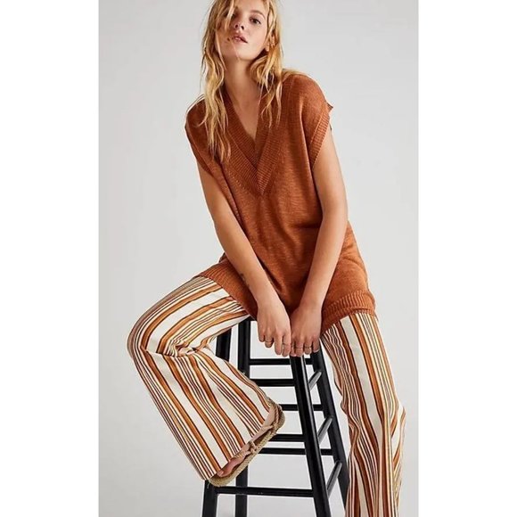 Free People Tops - New Free People Hannah Tunic Sweater Vest Oversized Knit Mini Dress Long Top